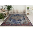 thumbnail image 1 of Oriental Rug, Nursery Rug, Turkish Rug, Chenille Printed Stye Rug, Machine Washable Rugs, Modern Rug, Medallion Rugs, Modern Rug Cute Rug, Bath Rugs, 5.9'x9.2' - 180x280 cm, 1 of 8