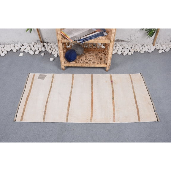 Oriental Rugs, Vintage Rug, Turkish Rugs, Moroccan Rug, 1.8x3.9 ft Small Rug