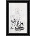 thumbnail image 1 of Oriental Ruler Enthroned 18x24 Black Ornate Wood Framed Canvas Art by Durer, Albrecht, 1 of 2