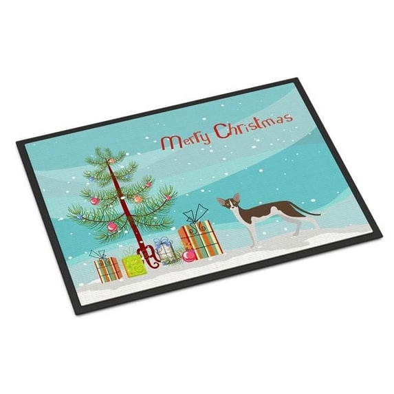Oriental Shorthair #2 Cat Merry Christmas Door Mat