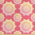 thumbnail image 1 of Ambesonne Oriental Fabric by the Yard Upholstery, Mandala, 3 Yards, Pastel Pink Marigold, 1 of 4