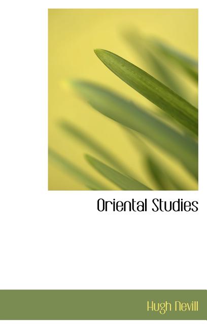 Oriental Studies (Hardcover)