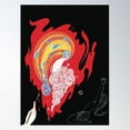 thumbnail image 1 of Oriental Tale - Erté Poster Wall Art, Modern Wall Decor For Living Room Bedroom, 8x12 UNFRAMED, 1 of 3