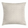 thumbnail image 1 of Oriental Throw Pillow Cushion Cover, Paisley Motifs of Middle East with Monochrome Flowers and Leaves Antique Pattern, Decorative Square Accent Pillow Case, 24 X 24 Inches, Beige White, by Ambesonne, 1 of 2