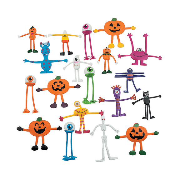Oriental Trading Company Assorted Colors Halloween Party Favors, 100 Count