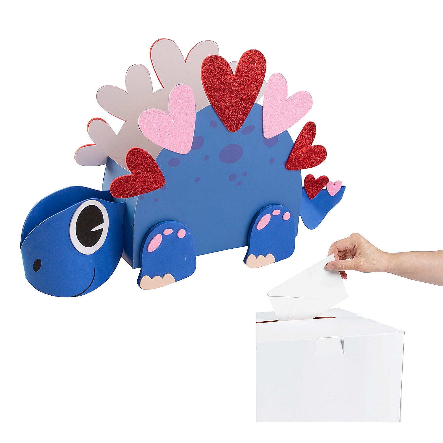 Oriental Trading Company Dinosaur Valentine's Day Card Box Craft Kit