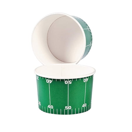 Oriental Trading Company Football Disposable Paper Bowls, 12 Count, 1 Pack
