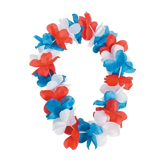 Oriental Trading Company Multicolor Mahalo Patriotic Assorted with Apparel Accessories