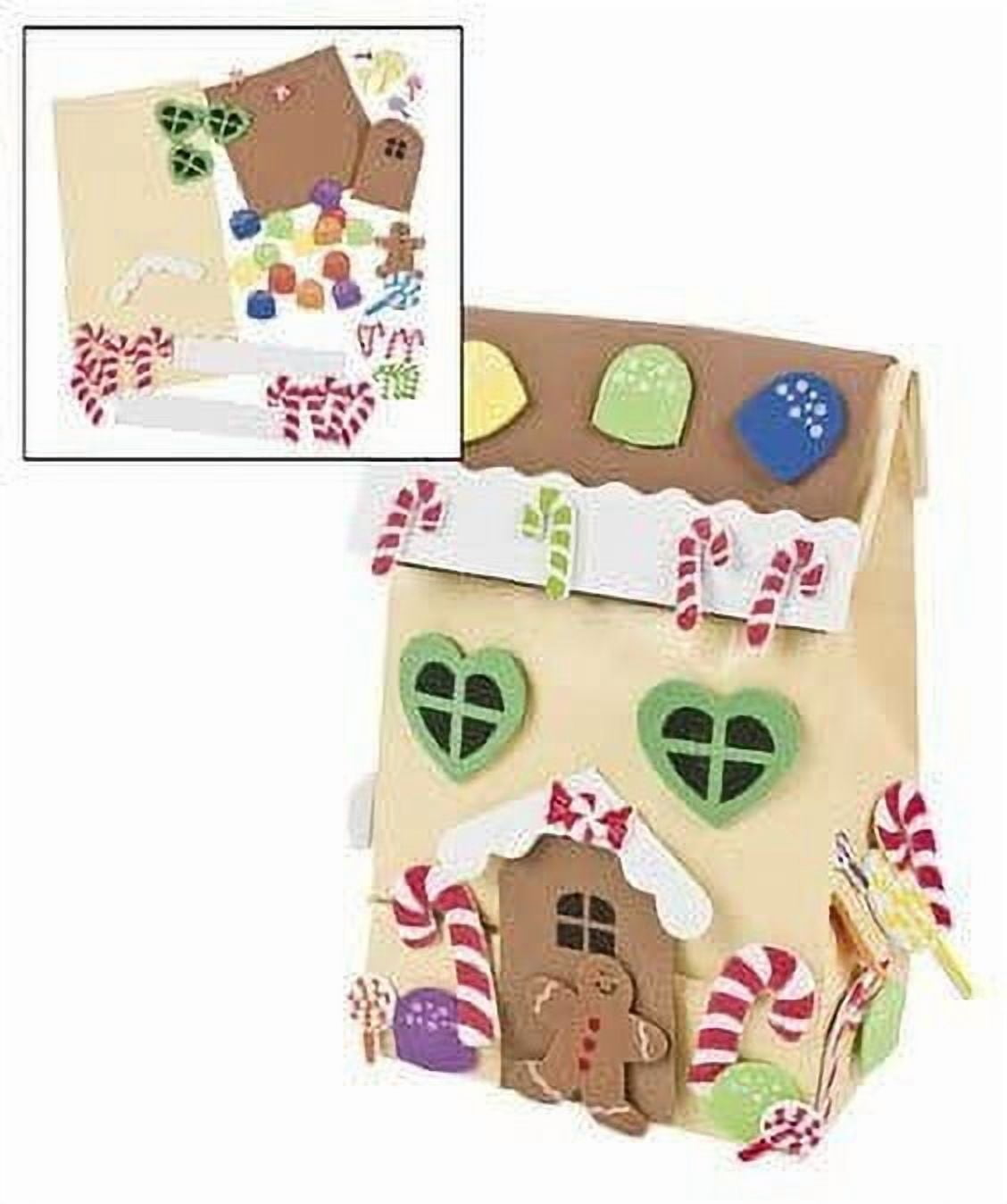 Oriental Trading Gingerbread House Bag Craft Kit for Kids