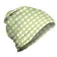 thumbnail image 1 of Oriental Unisex Beanie, Symmetric Eastern Ornate, Hiking Outdoors, Pale Green White, by Ambesonne, 1 of 1