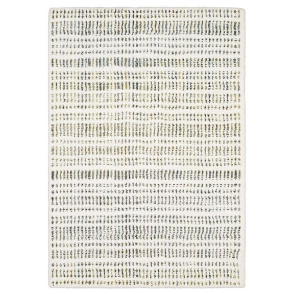Oriental Weavers Galileo Area Rug - GAL02 - 9'10" x 12'10" - in Ivory/ Multi - Modern Industrial Style, Stain Resistant, Family and Pet Friendly , Family, Dining, Living Room Rug