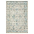 thumbnail image 1 of Oriental Weavers Naples Indoor/Outdoor Rug - 1221X - 9'10" x 12'10" - in Gray/ Teal - Vintage Inspired, Water, Stain and Fade Resistant, Hose Clean, Patio, Outdoor Living Area Rug, 1 of 5