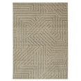 thumbnail image 1 of Oriental Weavers Echo Area Rug - ECH01 - 3'3" x 5' - in Beige/ Gray - Modern Industrial Style, Stain Resistant, Family and Pet Friendly , Entrway, Bedroom Rug, 1 of 2