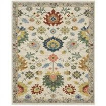 Oriental Weavers Lucca Wool Blend Area Rug - 2888L - 3'3" x 5' - in Ivory/ Multi - Vintage Inspired, Wool Blend, Entrway, Bedroom Rug