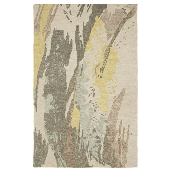 Oriental Weavers Kipton Area Rug KIP02 Contemporary Beige Abstract 5' X 8' Rectangle