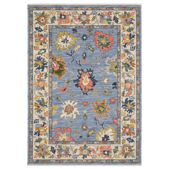 Oriental Weavers 2' x 6' Blue Traditional Area Rug
