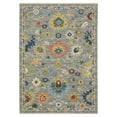 thumbnail image 1 of Oriental Weavers Lucca Wool Blend Area Rug - 2888G - 6'7" x 9'6" - in Gray/ Multi - Vintage Inspired, Wool Blend, Dining, Living Room Rug, 1 of 3