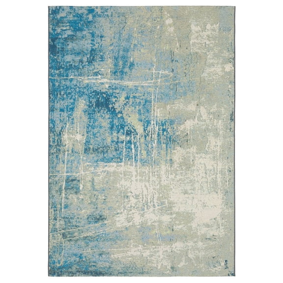 Oriental Weavers Naples Area Rug 359XI Outdoor Beige Abstract 7'10" X 10' Rectangle