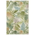thumbnail image 1 of Oriental Weavers Naples Indoor/Outdoor Rug - 1091X - 7'10" x 10' - in Green/ Ivory - Tropical Style, Water, Stain and Fade Resistant, Hose Clean, Patio, Outdoor Living Area Rug, 1 of 5