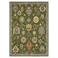 thumbnail image 1 of Oriental Weavers Lucca Wool Blend Area Rug - 2863E - 7'10" x 10'10" - in Green/ Multi - Vintage Inspired, Wool Blend, Dining, Living Room Rug, 1 of 3