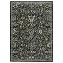 Oriental Weavers Aberdeen Area Rug - 533K1 - 2' x 3' - in Blue/ Light Blue - Vintage Inspired, Stain Resistant, Family and Pet Friendly , Entryway, Bathroom Accent Rug