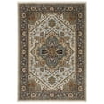 thumbnail image 1 of Oriental Weavers Aberdeen Area Rug 1144W Traditional Ivory Medallion Oriental 3' 3" X 5' Rectangle, 1 of 4