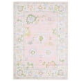 thumbnail image 1 of ROW by Oriental Weavers Addison ADD04 - Machine Washable - Flat Weave - Printed Area Rug - 6'7" x 9'2" - in Pink/ Green - Traditional Style, Bedroom, Dining Room, 1 of 1
