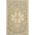 thumbnail image 1 of Oriental Weavers Alfresco Hand-made Wool Area Rug - 28401 - 5' x 8' - in Green/ Blue - Vintage Inspired, Hand-Made Wool Rugs, Bedroom, Office Rug, 1 of 2