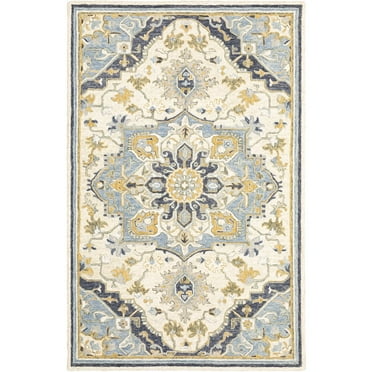 Oriental Weavers Alfresco Area Rug 28402 Casual Blue Bulbs Scrolls 8' x 10' Rectangle