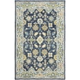 thumbnail image 1 of Oriental Weavers Alfresco Hand-made Wool Area Rug - 28405 - 3'6" x 5'6" - in Navy/ Blue - Vintage Inspired, Hand-Made Wool Rugs, Entrway, Bedroom Rug, 1 of 2