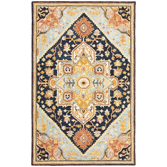 Oriental Weavers ALFRESCO Navy 5' X 8' Area Rug