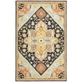 thumbnail image 1 of Oriental Weavers Alfresco Hand-made Wool Area Rug - 28408 - 8' x 10' - in Navy/ Rust - Vintage Inspired, Hand-Made Wool Rugs, Dining, Living Room Rug, 1 of 2