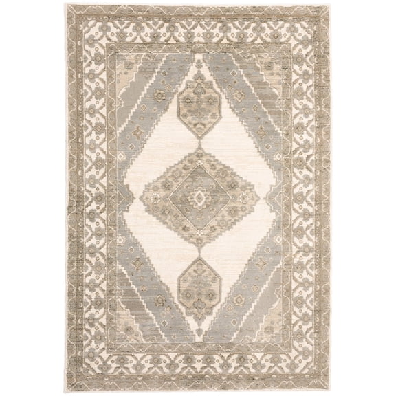 Oriental Weavers ANDORRA Beige 3' 3 X 5' 2 Area Rug