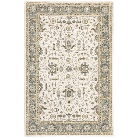 Oriental Weavers ANDORRA Ivory 2' 6 X 12' Area Rug