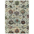thumbnail image 1 of Oriental Weavers Andorra Area Rug - 7129A - 1'10" x 3'2" - in Stone/ Multi - Vintage Inspired, Stain Resistant, Family and Pet Friendly , Entryway, Bathroom Accent Rug, 1 of 2