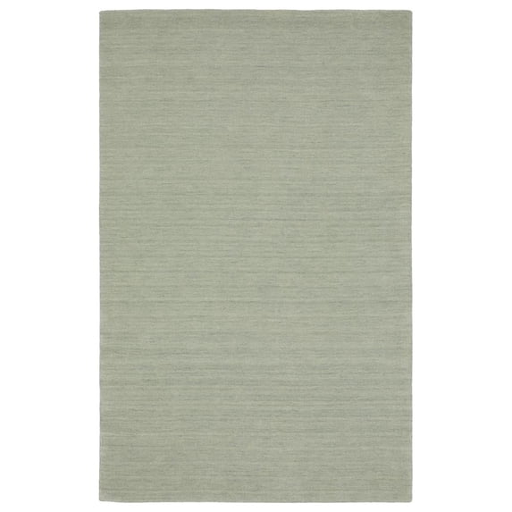 Oriental Weavers Aniston II Hand-made Wool Area Rug - 27115 - 6' x 9' - in Solid Silver - Classic Casual Style, Hand-Made Wool Rugs, Dining, Living Room Rug