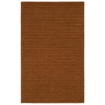Oriental Weavers Aniston II Hand-made Wool Area Rug - 27118 - 5' x 8' - in Solid Rust - Classic Casual Style, Hand-Made Wool Rugs, Bedroom, Office Rug