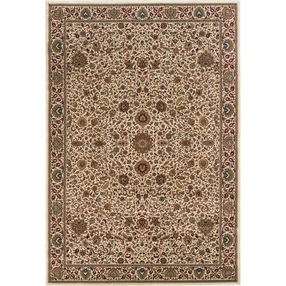 Ariana Traditional Ivory Oriental 2' x 3' Synthetic Area Rug