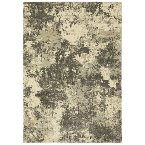 Oriental Weavers ASTOR Grey 6' 7 X 9' 6 Area Rug