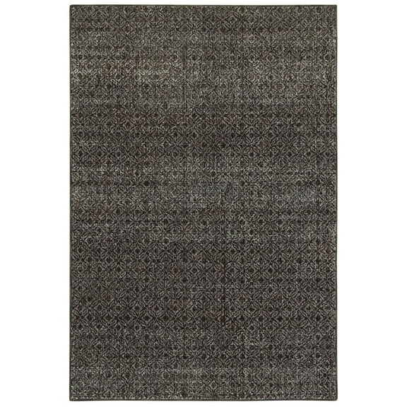 Oriental Weavers ATLAS Black 3' 3 X 5' 2 Area Rug