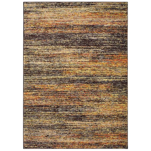 Sphinx Atlas Area Rug 8037C Gold Oranges Faded 8' 6" x 11' 7" Rectangle