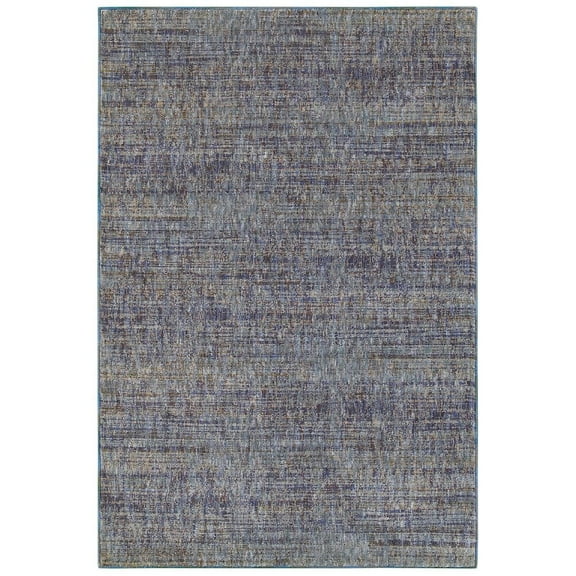 Oriental Weavers Atlas Area Rug - 8033F - 10' x 13'2" - in Purple/ Gray - Soft Modern Style Area Rug, Stain Resistant, Family and Pet Friendly , Family, Dining, Living Room Rug