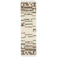 thumbnail image 1 of Oriental Weavers Axis Area Rug - AX06A - 2'3" x 7'6" - in Ivory/ Multi - Plush Soft Shag, Modern Style, Stain Resistant, Cushion Feel, Entryway, Hallway Runner Rug, 1 of 2
