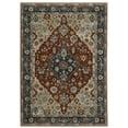 thumbnail image 1 of Oriental Weavers Aberdeen Area Rug - 1143H - 2'3" x 7'6" - in Rust/ Blue - Vintage Inspired, Stain Resistant, Family and Pet Friendly , Entryway, Hallway Runner Rug, 1 of 9