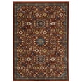 thumbnail image 1 of Oriental Weavers Aberdeen Area Rug - 006R1 - 6'7" x 9'6" - in Red/ Multi - Vintage Inspired, Stain Resistant, Family and Pet Friendly , Dining, Living Room Rug, 1 of 4