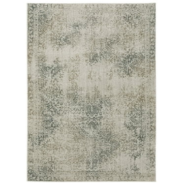 Oriental Weavers Alton Area Rug - 070E9 - 2'3" x 7'6" - in Grey/ Beige - Vintage Inspired, Stain Resistant, Family and Pet Friendly , Entryway, Hallway Runner Rug