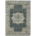 thumbnail image 1 of Oriental Weavers Alton Area Rug 5501B Traditional Blue Distressed Oriental 5' 3" X 7' 6" Rectangle, 1 of 2