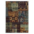 thumbnail image 1 of Oriental Weavers Andorra Area Rug - 7137A - 1'10" x 3'2" - in Gold/ Blue - Vintage Inspired, Stain Resistant, Family and Pet Friendly , Entryway, Bathroom Accent Rug, 1 of 2