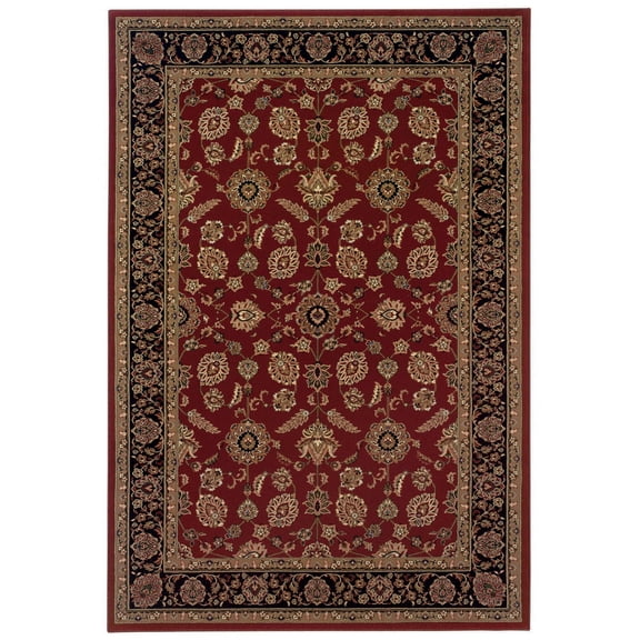 Oriental Weavers Ariana 271C3 Red/Black Oriental Rectangle Indoor Area Rug
