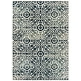 thumbnail image 1 of Oriental Weavers Bowen Area Rug - 5506E - 9'10" x 12'10" - in Navy/ Ivory - Glam Style, Stain Resistant, Family and Pet Friendly , Family, Dining, Living Room Rug, 1 of 2